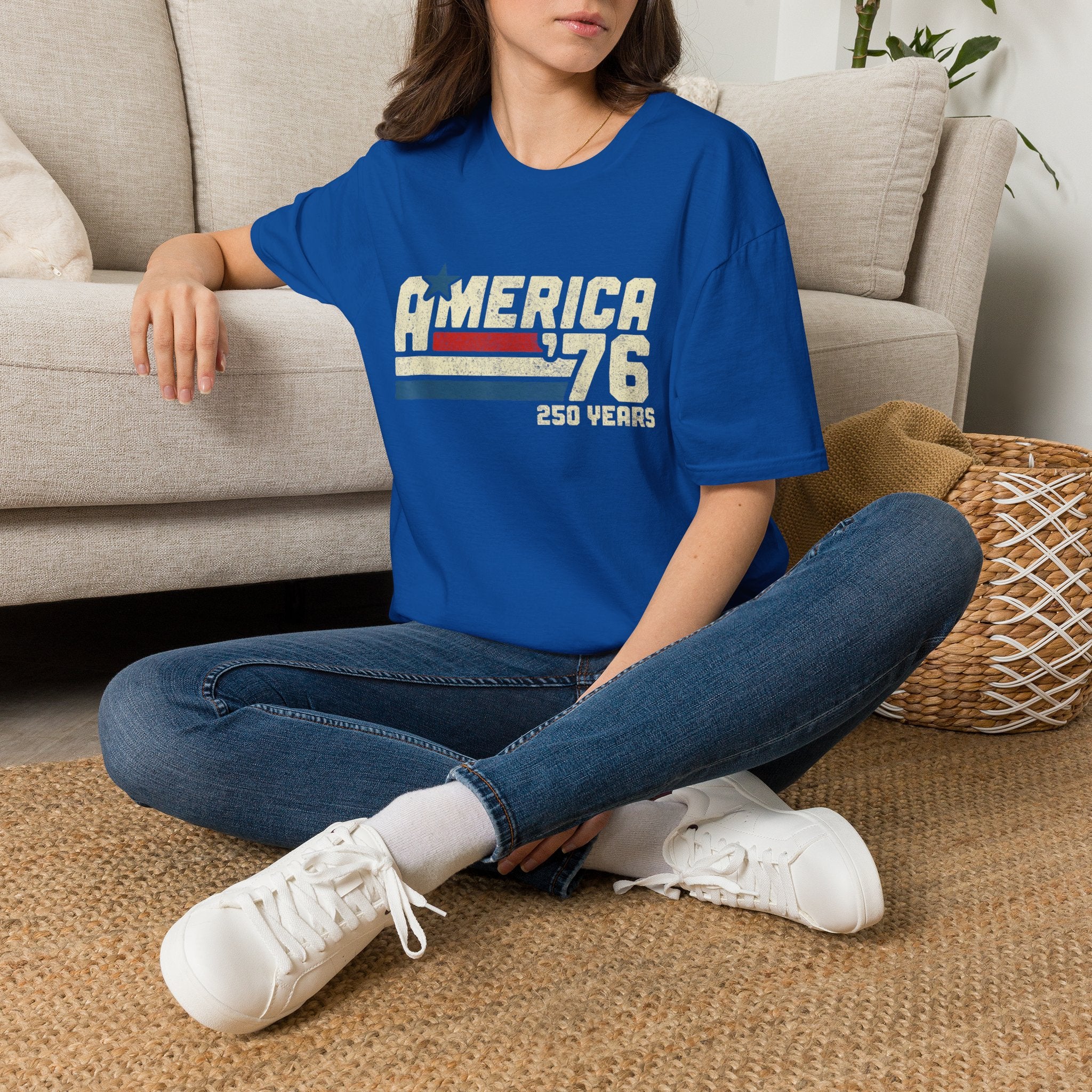 America '76 T-Shirt – Retro 250 Years Independence Tee