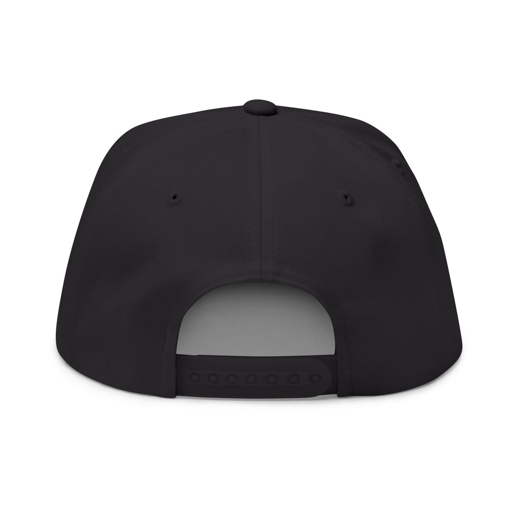 USA Embroidered Flat Bill Cap — Patriotic Snapback Hat for 4th of July & Everyday Wear
