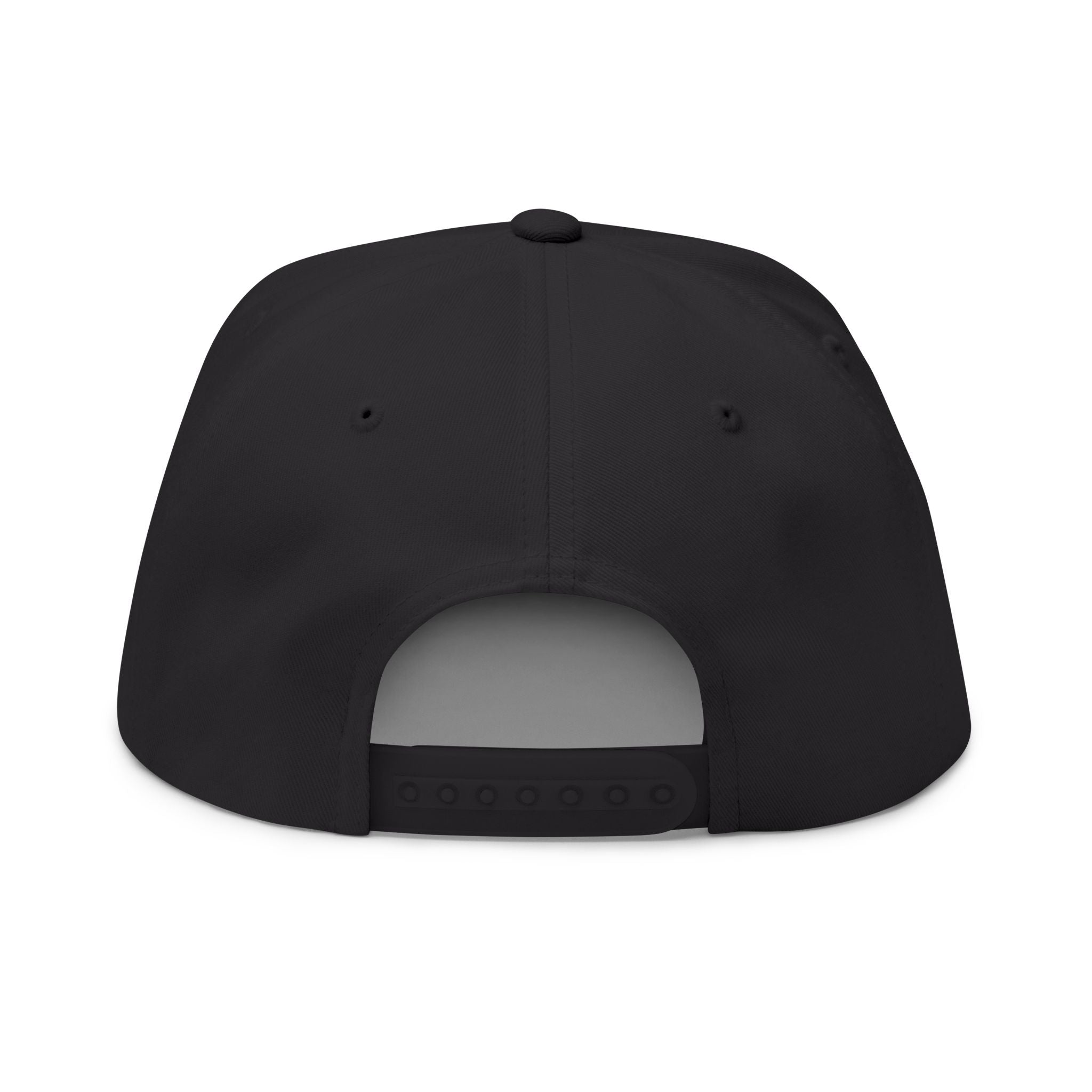 USA Embroidered Flat Bill Cap — Patriotic Snapback Hat for 4th of July & Everyday Wear