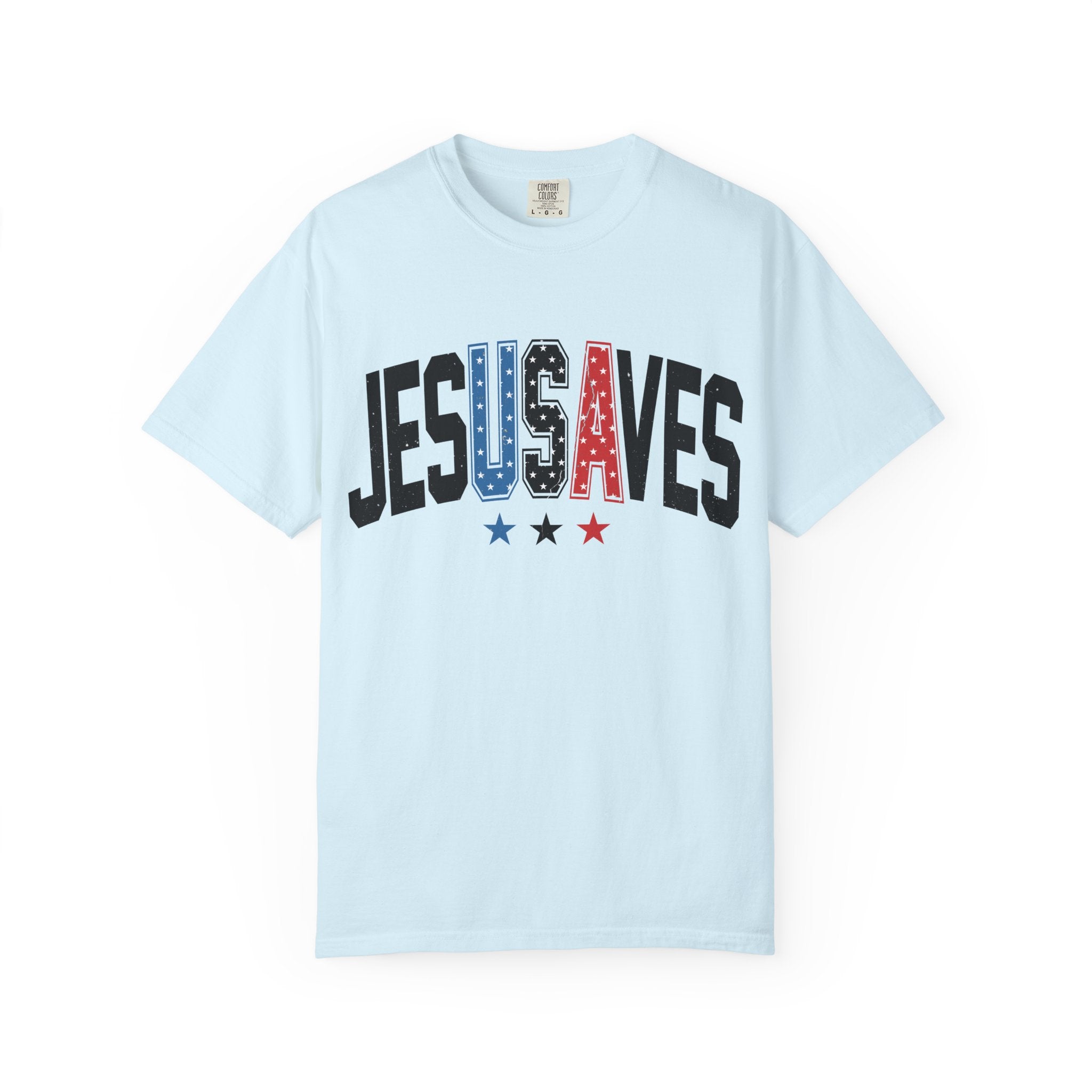 Jesus Saves T-Shirt — Patriotic Christian Tee