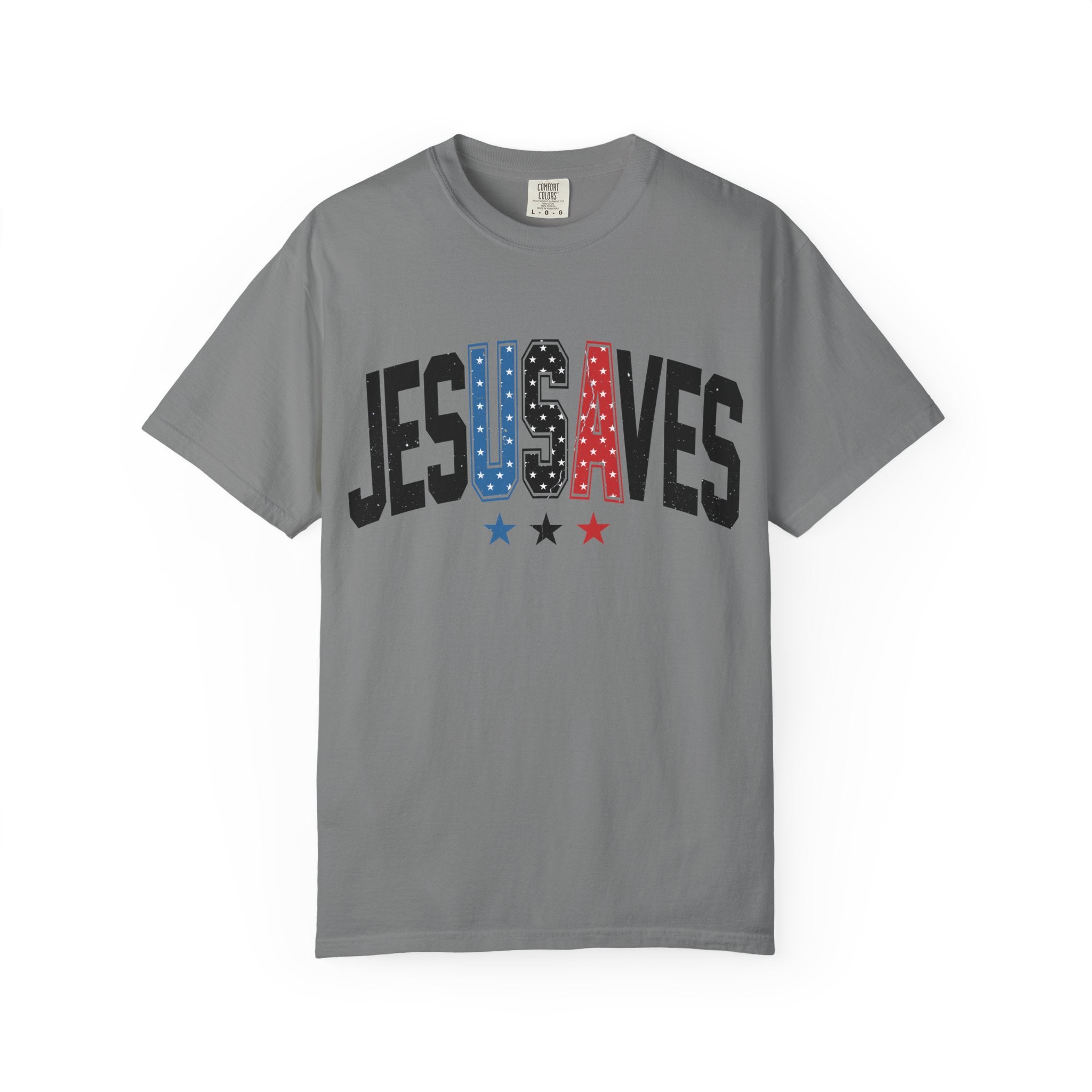Jesus Saves T-Shirt — Patriotic Christian Tee