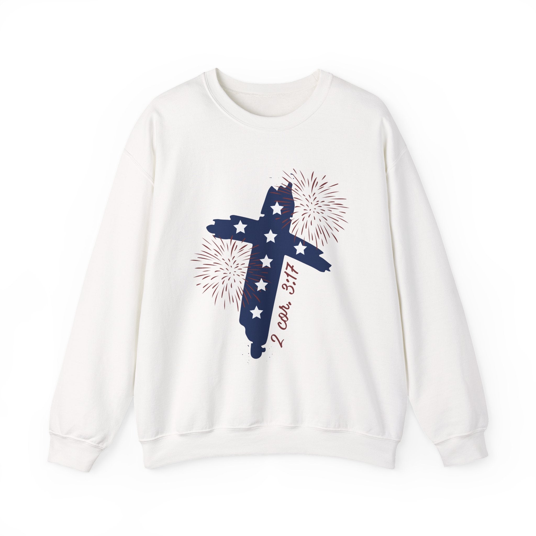 Spirit of the Lord Crewneck Sweatshirt — "Where the Spirit of the Lord Is, There Is Freedom"