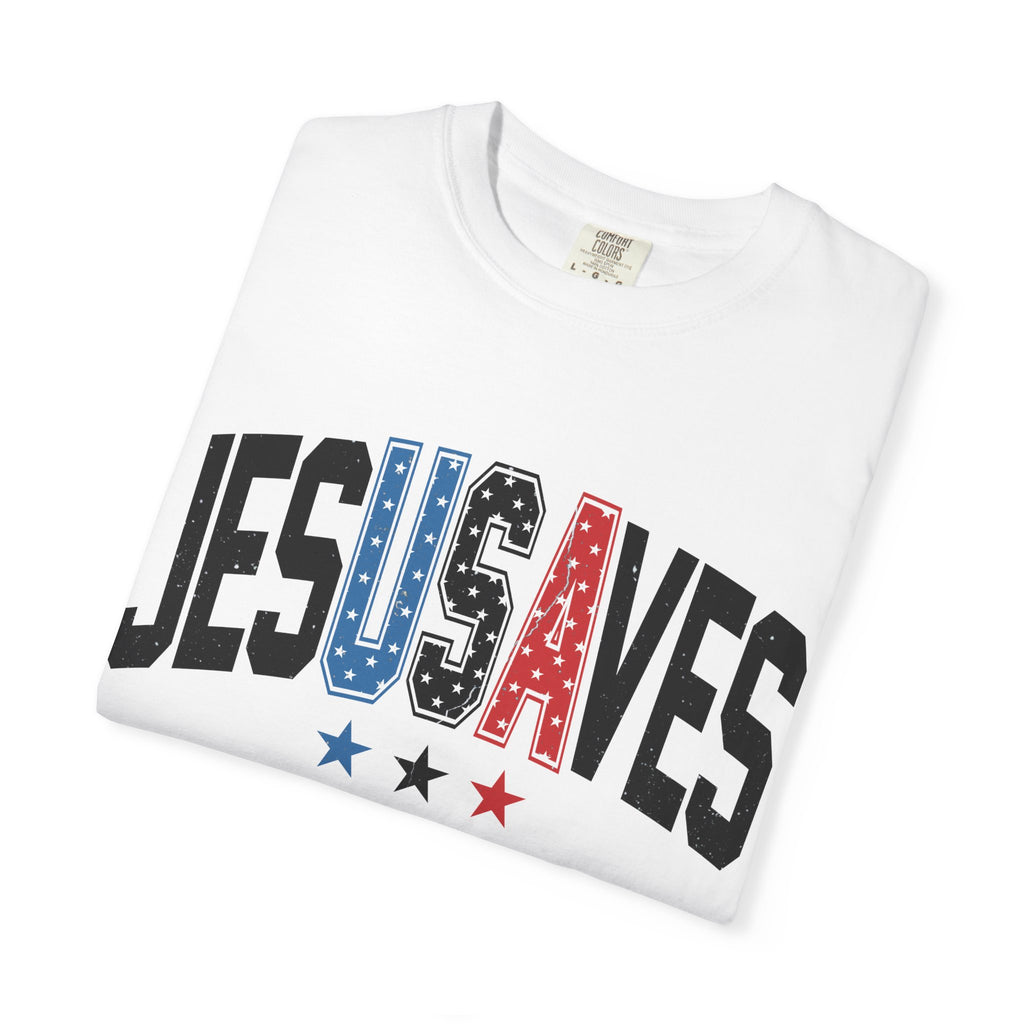 Jesus Saves T-Shirt — Patriotic Christian Tee