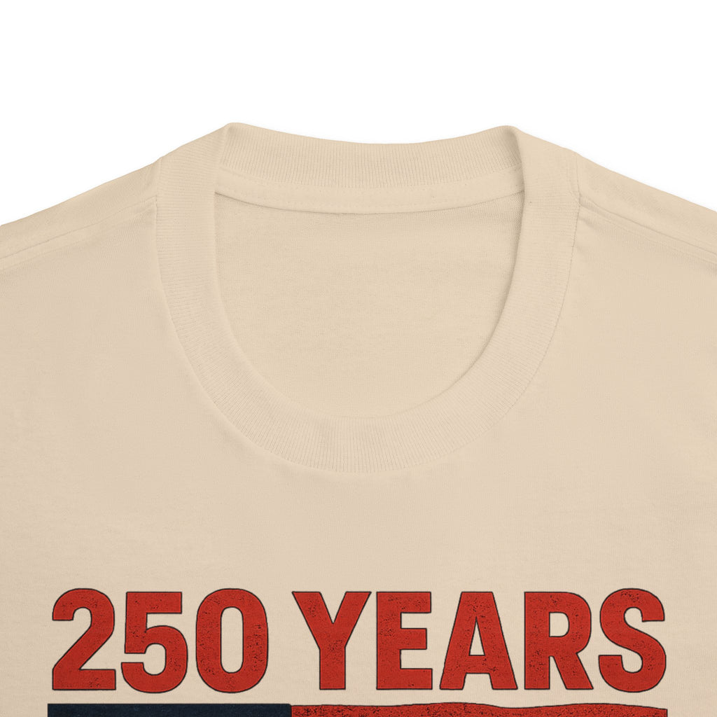 250th Patriotic Presidents Tee — Washington, Lincoln, Eisenhower, Reagan & Trump
