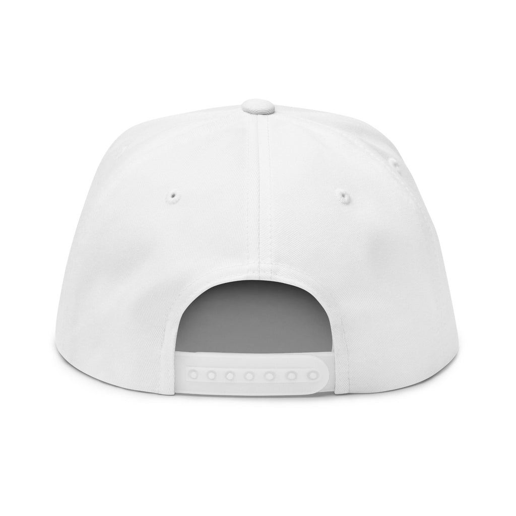 USA Embroidered Flat Bill Cap — Patriotic Snapback Hat for 4th of July & Everyday Wear