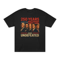 250th Patriotic Presidents Tee — Washington, Lincoln, Eisenhower, Reagan & Trump