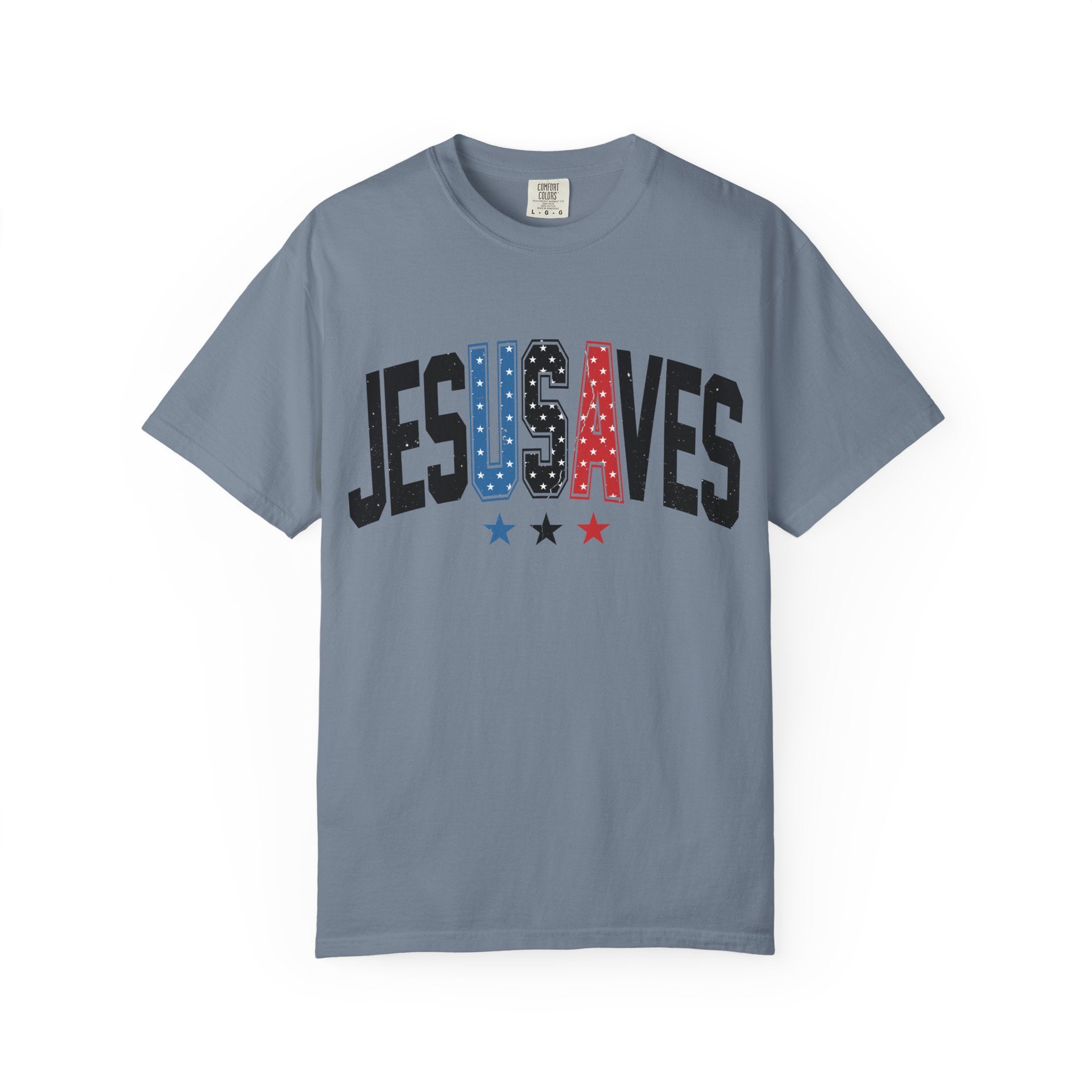 Jesus Saves T-Shirt — Patriotic Christian Tee