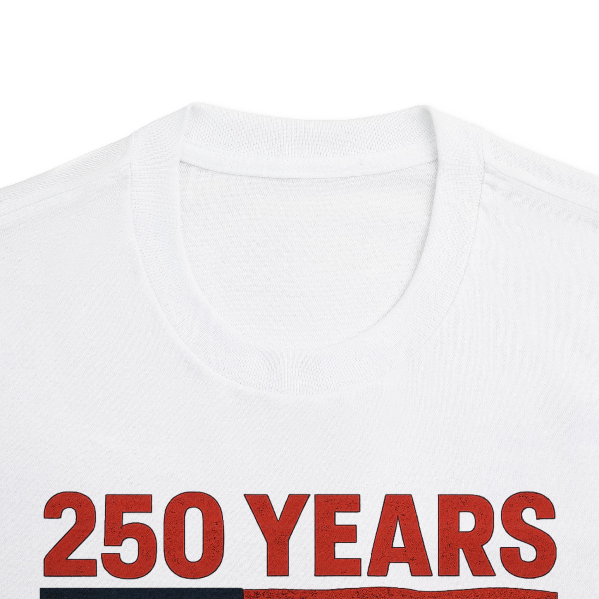 250th Patriotic Presidents Tee — Washington, Lincoln, Eisenhower, Reagan & Trump