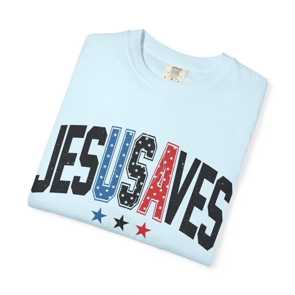 Jesus Saves T-Shirt — Patriotic Christian Tee