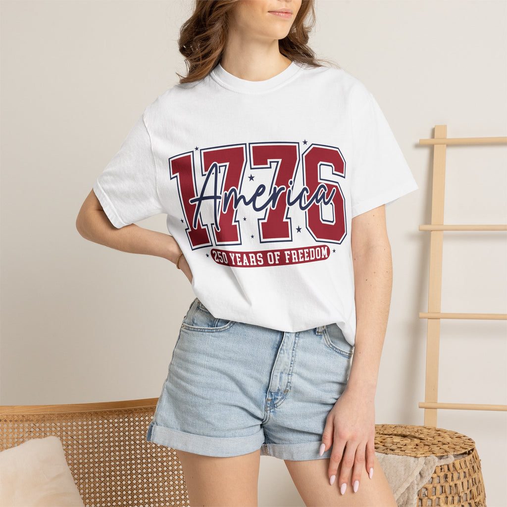 1776 America T-Shirt — 250 Years of Freedom Patriotic Tee